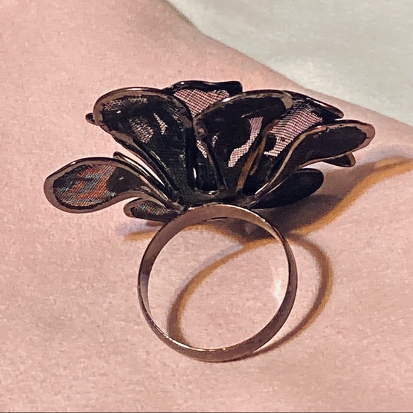 Black mesh ring - Picture 4 of 5